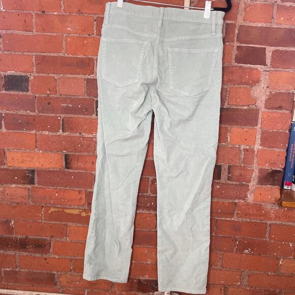 J. Crew Vintage Slim Straight Corduroy Pant in Dusty Shale sz 28 Mint Green - Picture 4 of 16